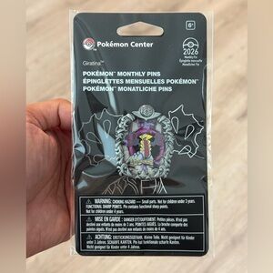 Pokemon Center Giratina Pin - Black, Purple, Yellow, Gray